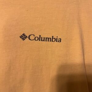 Columbia Beige Tee with Logo